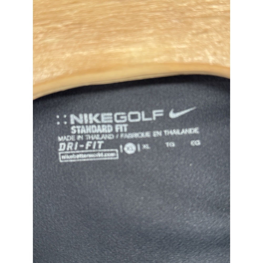 Nike Dri-Fit Wake Forest Demon Deacons Black Golf Polo Shirt Men's Size XL - Picture 3 of 6